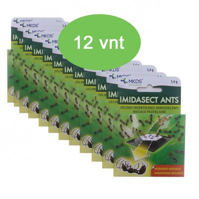 Imidasect Ants 1,4 g, gelinis insekticidas skruzdėms naikinti, MAXI pak. (kaina nurodyta 1 vnt.)